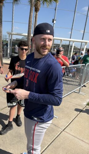 Story embraces leadership role with Red Sox
